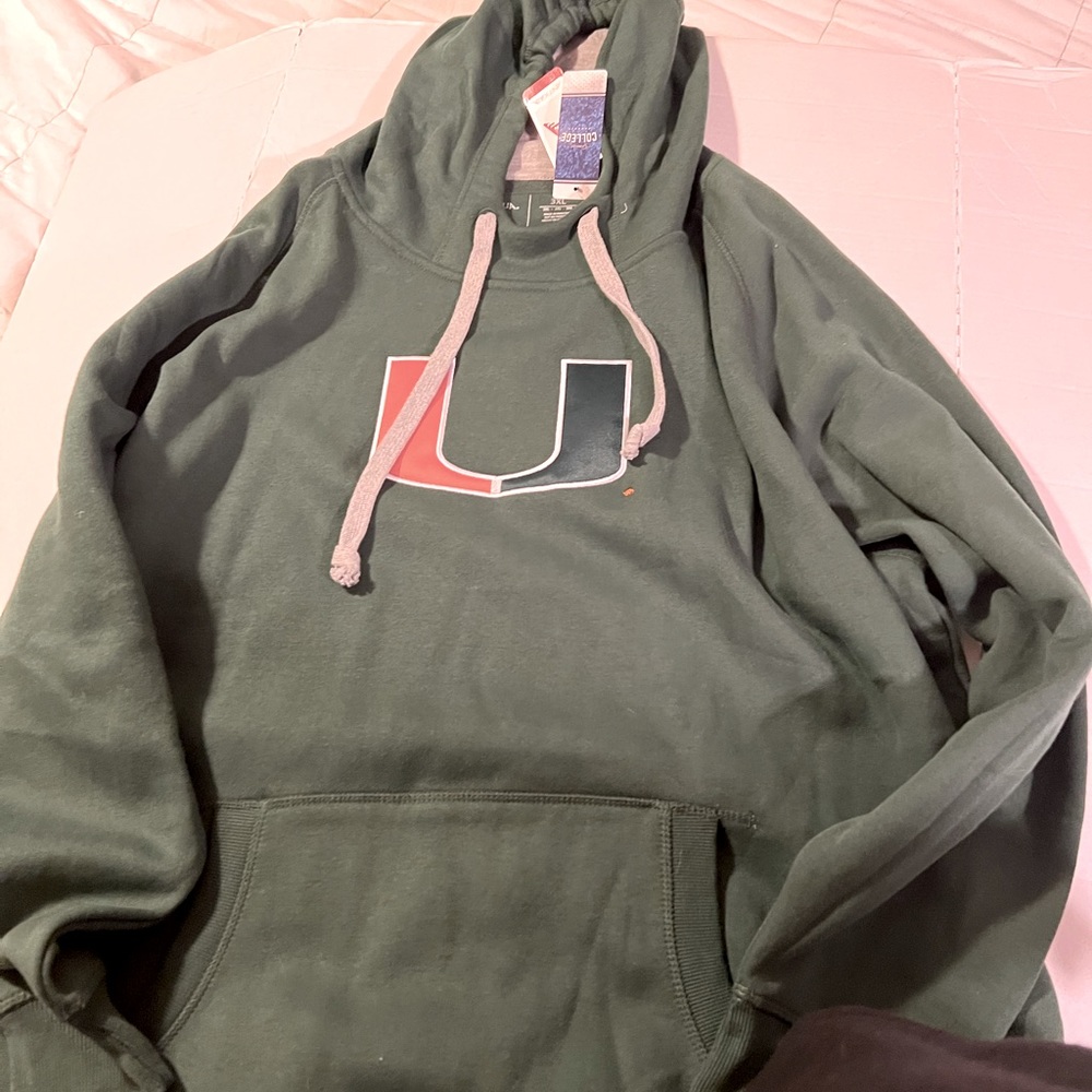 Miami Hurricanes Hoodie NWT